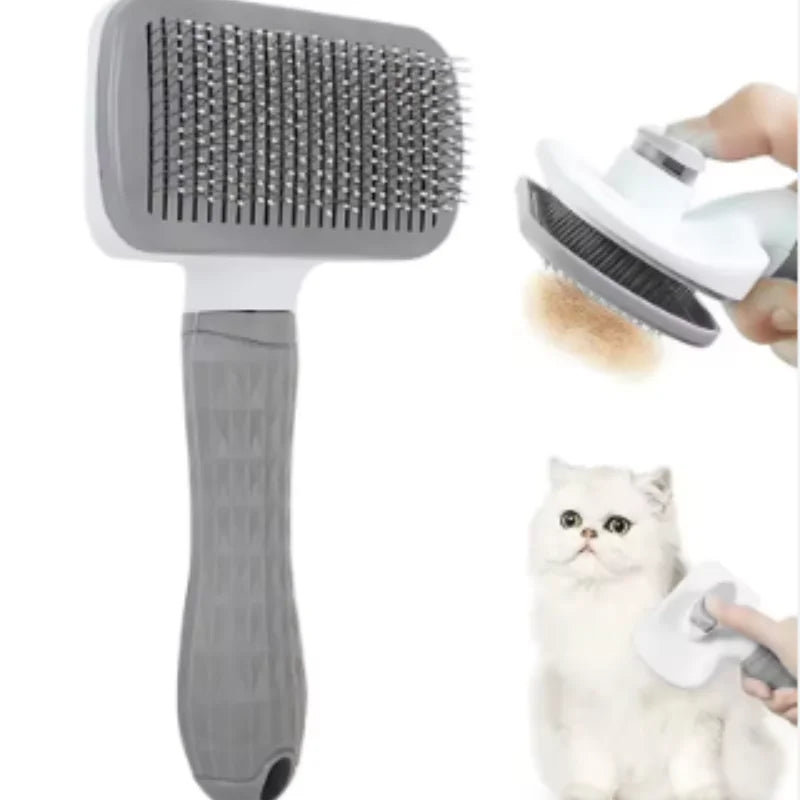Cepillo autolimpiante para mascotas
