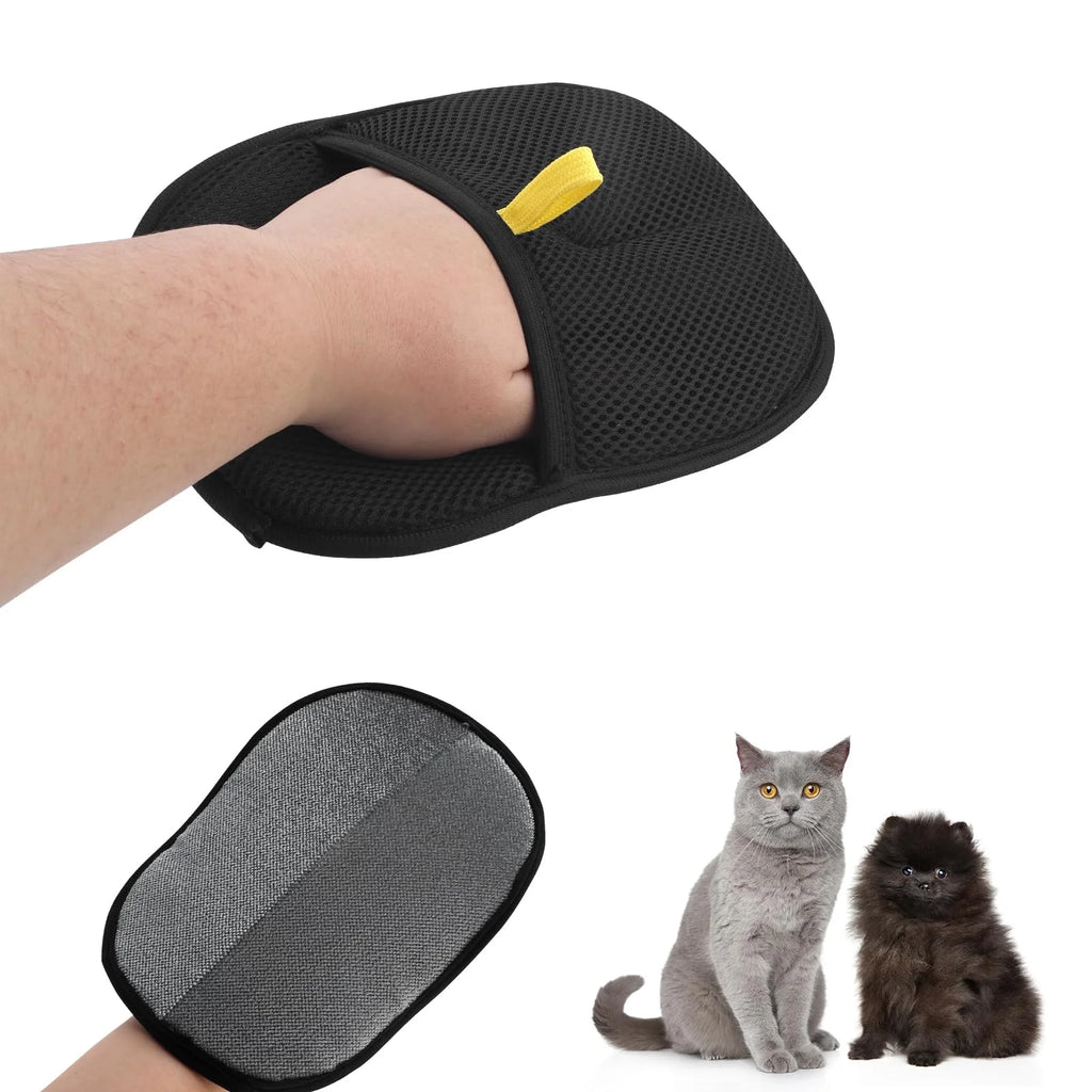 Manopla Quitapelos para Mascotas – Elimina el Pelo con un Guante, Apta para Perros y Gatos